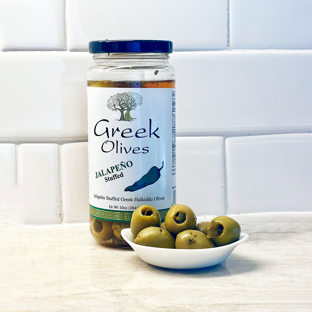 Jalapeno Stuffed Greek Olives