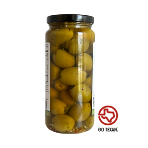 Jalapeno Stuffed Olives In A Jar